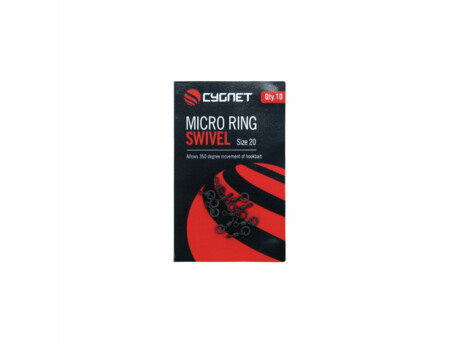 Cygnet Tackle Cygnet Obratlík - Micro Ring Swivel - Size 20