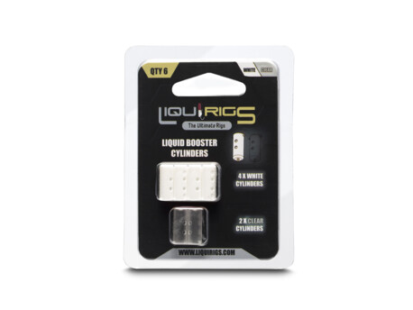 Liquirigs - Liquid Zig Booster kapsle, bílá a čirá 4+2ks