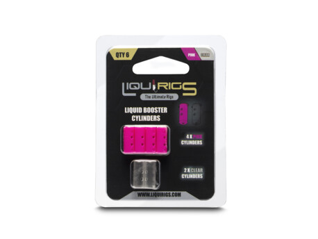 Liquirigs - Liquid Zig Booster kapsle, růžová a čirá 4+2ks