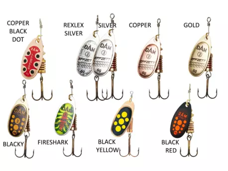 DAM EFFZETT Třpytka STANDARD SPINNER #1 / 3G VÝPRODEJ