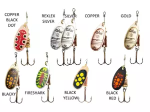 DAM EFFZETT Třpytka STANDARD SPINNER #1 / 3G VÝPRODEJ