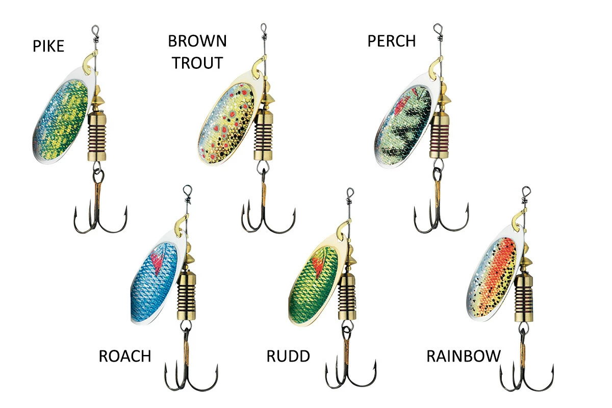 DAM Effzett Třpytka Nature 3D Spinner 12g #5 VÝPRODEJ