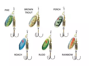 DAM Effzett Třpytka Nature 3D Spinner 12g #5 VÝPRODEJ