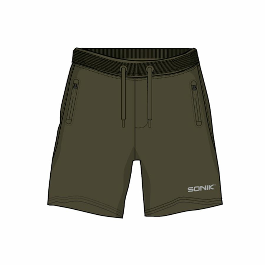 Sonik: Kraťasy Green Fleece Shorts Velikost 2XL