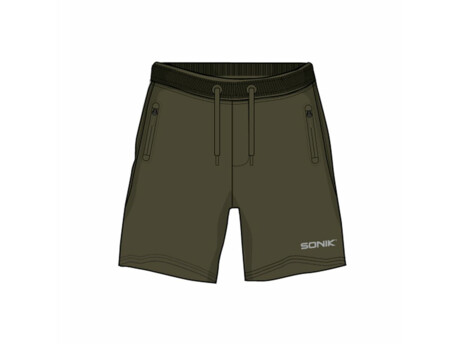 Sonik: Kraťasy Green Fleece Shorts Velikost XL