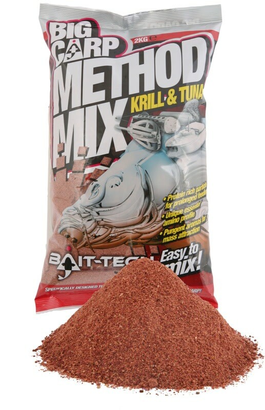 Bait-Tech krmítková směs Big Carp Method Mix Krill & Tuna 2 kg
