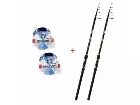 Set prutů Saenger Skymaster Tele Travel (2,1m) Akce 1 + 1 s dárky VÝPRODEJ