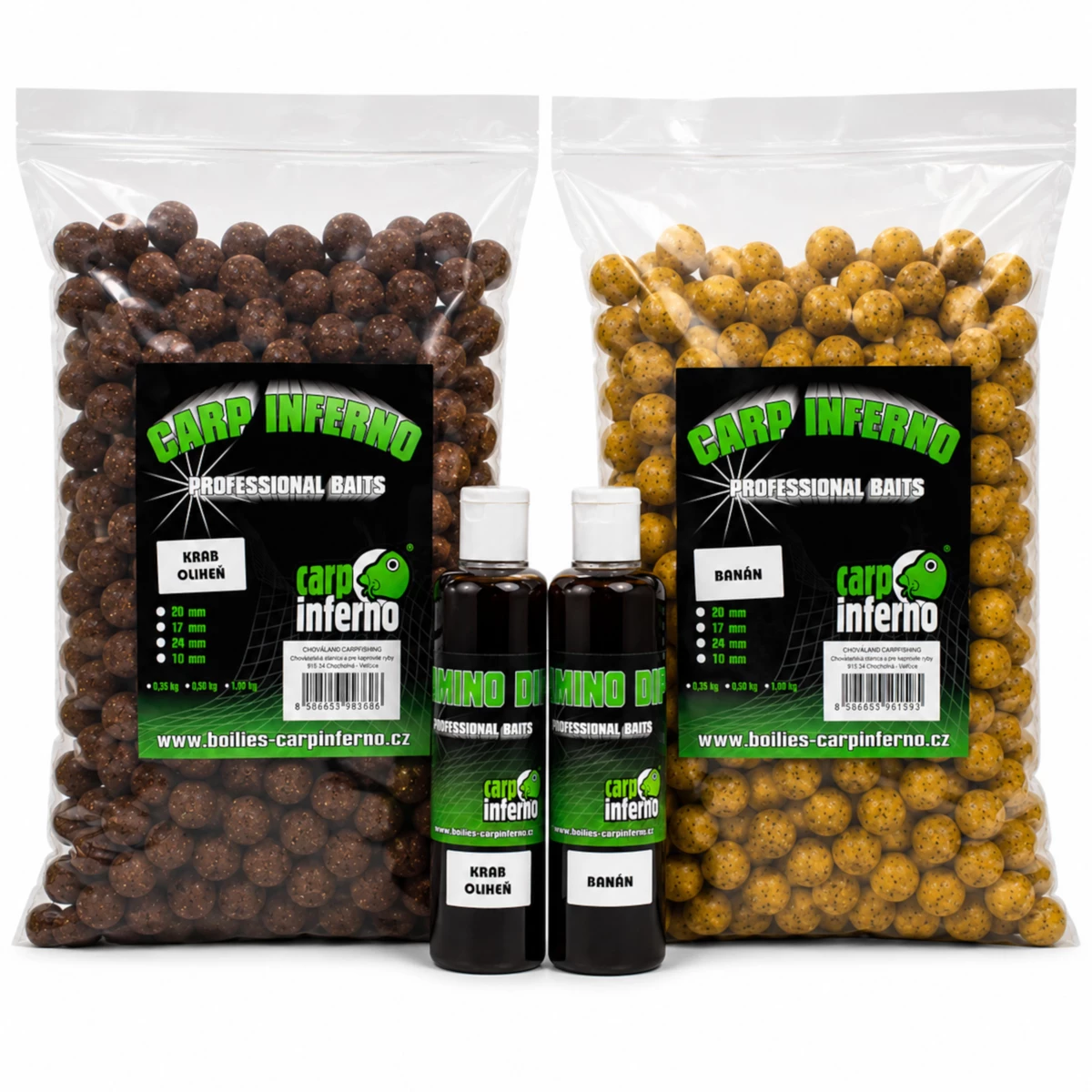 Carp Inferno AKCE Boilies Light Line 3 kg + 250 ml Booster