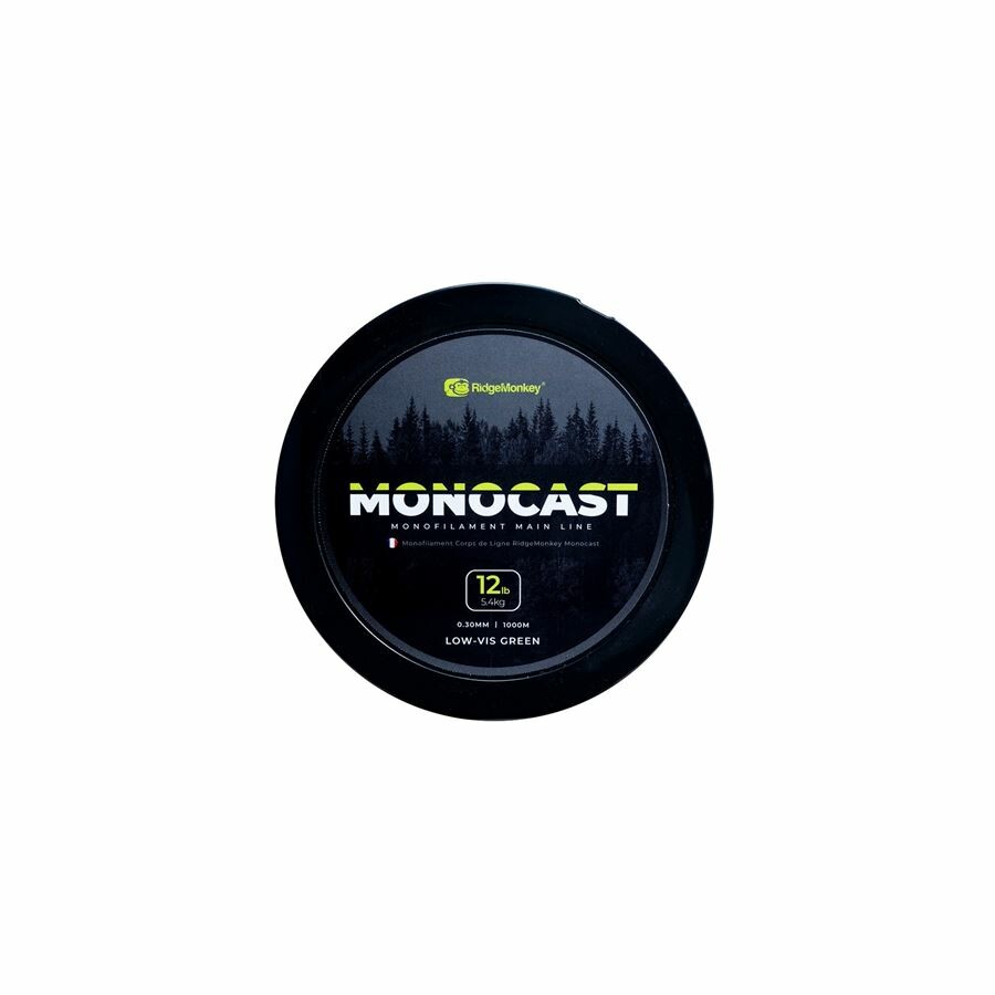 RidgeMonkey: Vlasec MonoCast Monofilament 0,30mm 12lb 5,4kg 1000m