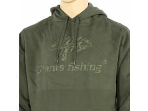 Giants Fishing Mikina s kapucí zelená Camo Logo 