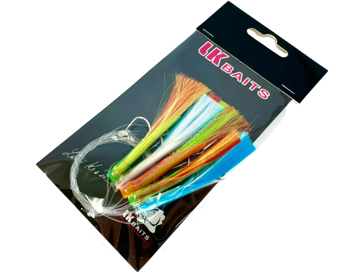 LK Baits Návazec na moře s peřím 1/0 0,60/0,45mm Multicolor