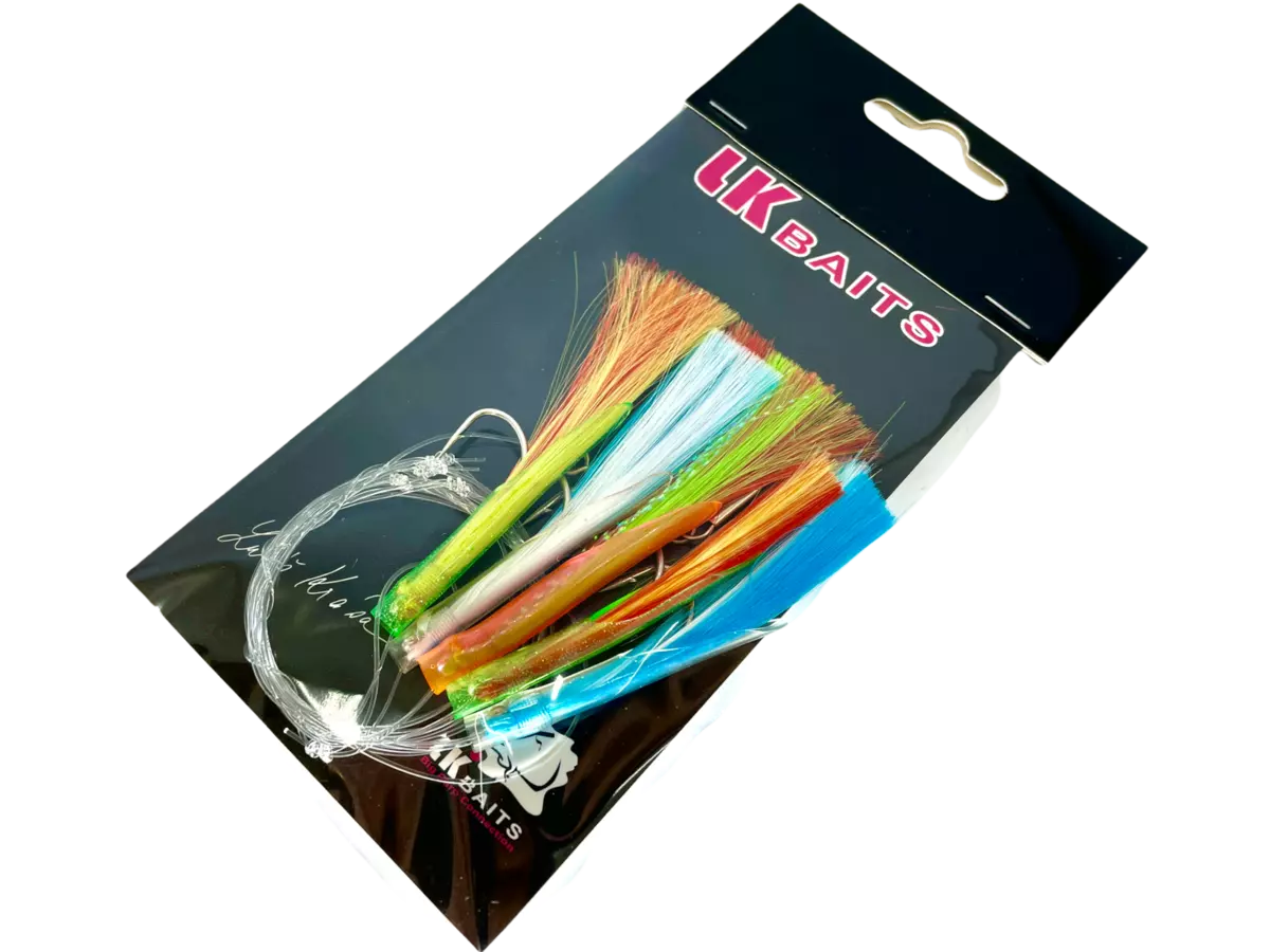 LK Baits Návazec na moře s peřím 1/0 0,60/0,45mm Multicolor