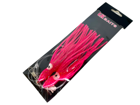 LK Baits Návazec Chobotnice 8/0 12cm UV Pink