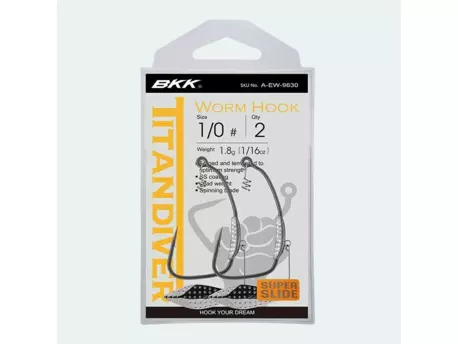 BKK: Háček Titan Diver Velikost 1/0 2ks