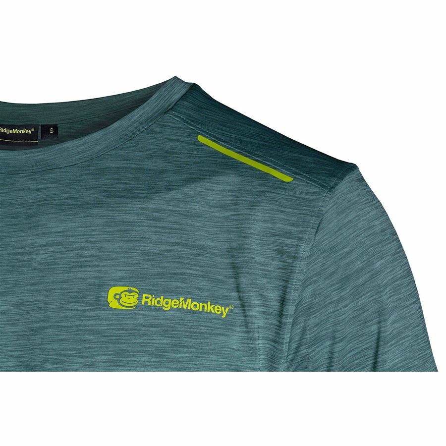 RidgeMonkey: Tričko APEarel CoolTech T-Shirt Junior Green Velikost M