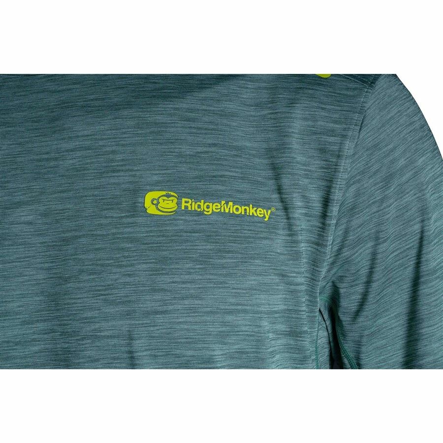 RidgeMonkey: Tričko APEarel CoolTech T-Shirt Junior Green Velikost M