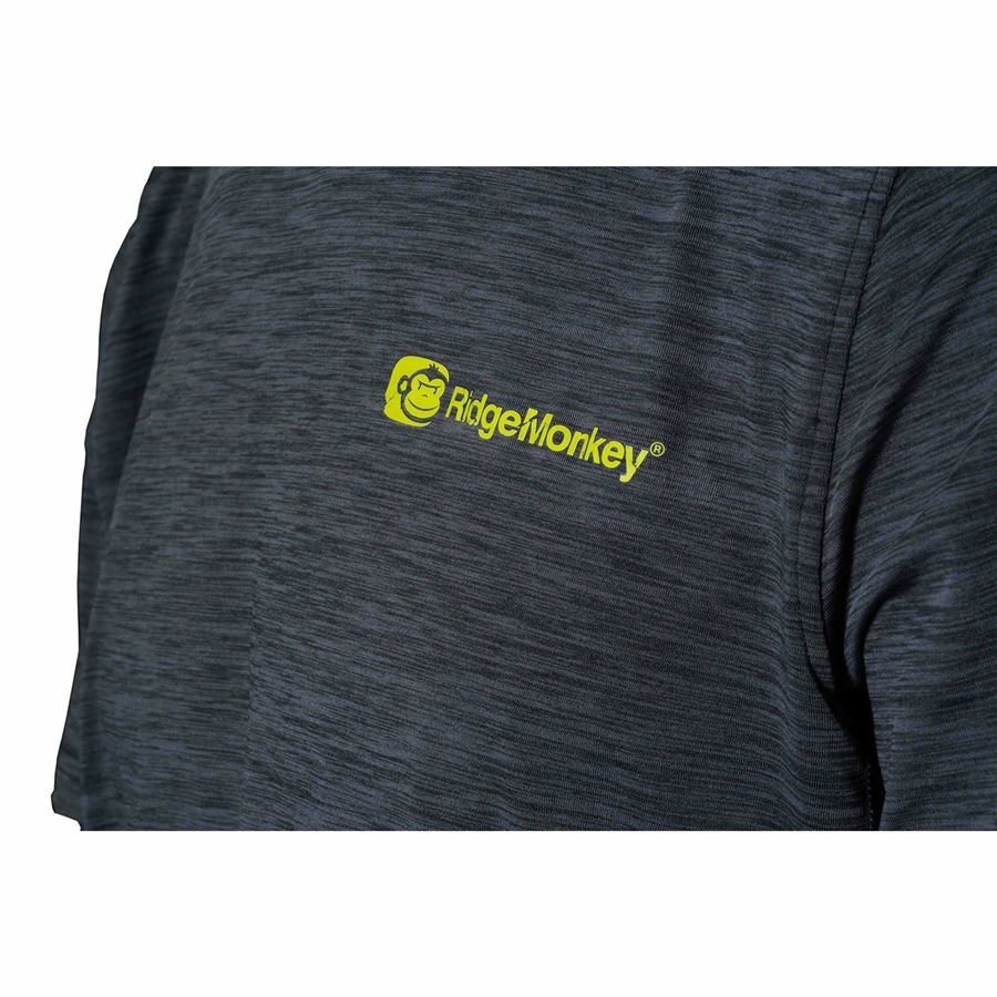RidgeMonkey: Tričko APEarel CoolTech T-Shirt Junior Grey Velikost L