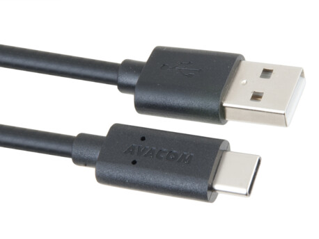 AVACOM Datový a nabíjecí kabel USB Type-C 120cm černá