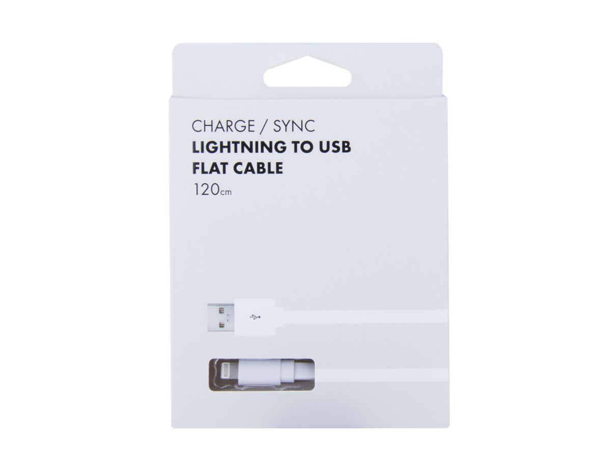 AVACOM LIG-120W kabel USB - Lightning 120cm bílá
