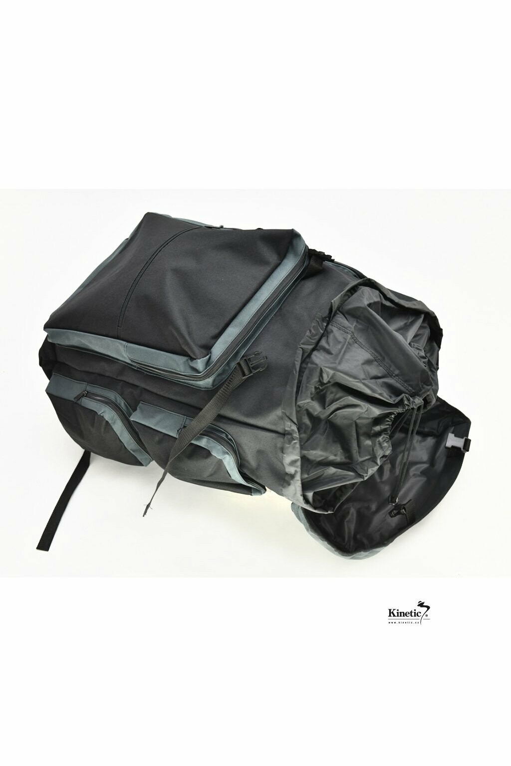 KINETIC Rybářský batoh Turist (110 litrů), barva černá s šedými prvky