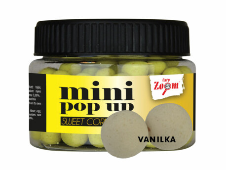 Carp Zoom Mini Pop Up Boilies - 50 g/10 mm/Vanilka