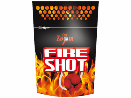 Carp Zoom Fire Shot Boilies - 120 g/16 mm/Sladká jahoda