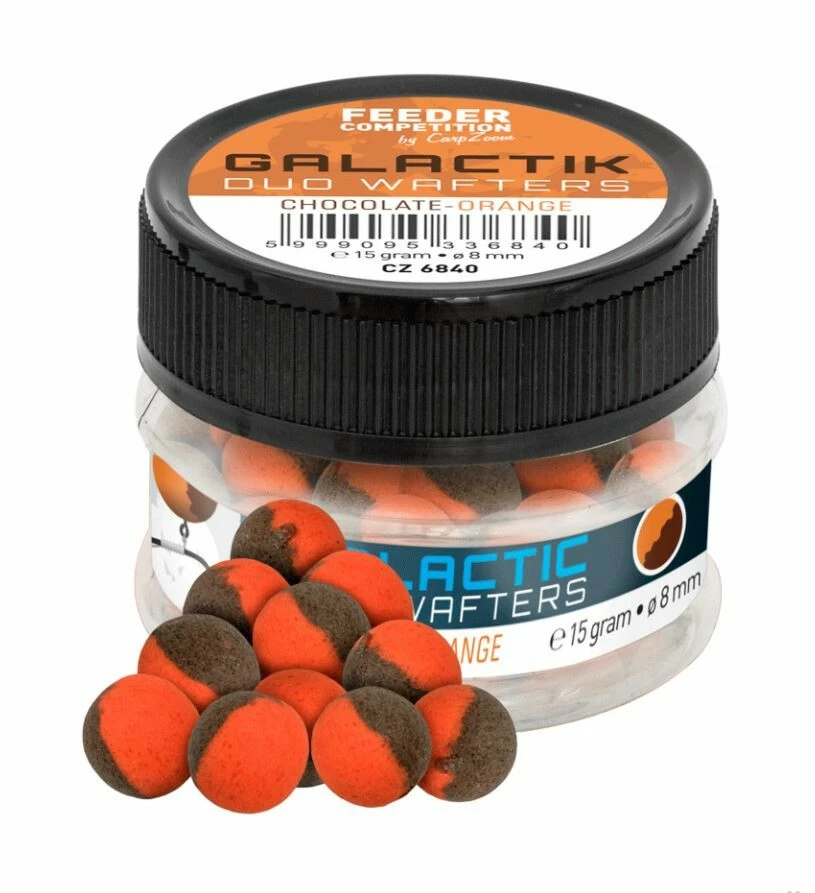 Carp Zoom Galactic Duo Dumbels Wafters - 15 g/10 mm/Čokoláda-Pomeranč