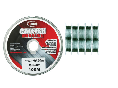 Carp Zoom Vlasec Catfish Monoline - 80 m/1,00 mm, 54,7 kg 