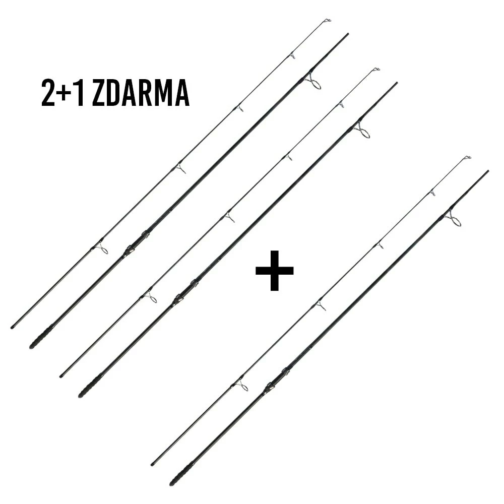 Giants fishing Kaprový prut XRS200 12ft 3.00lb 2pc 2 + 1 ZDARMA