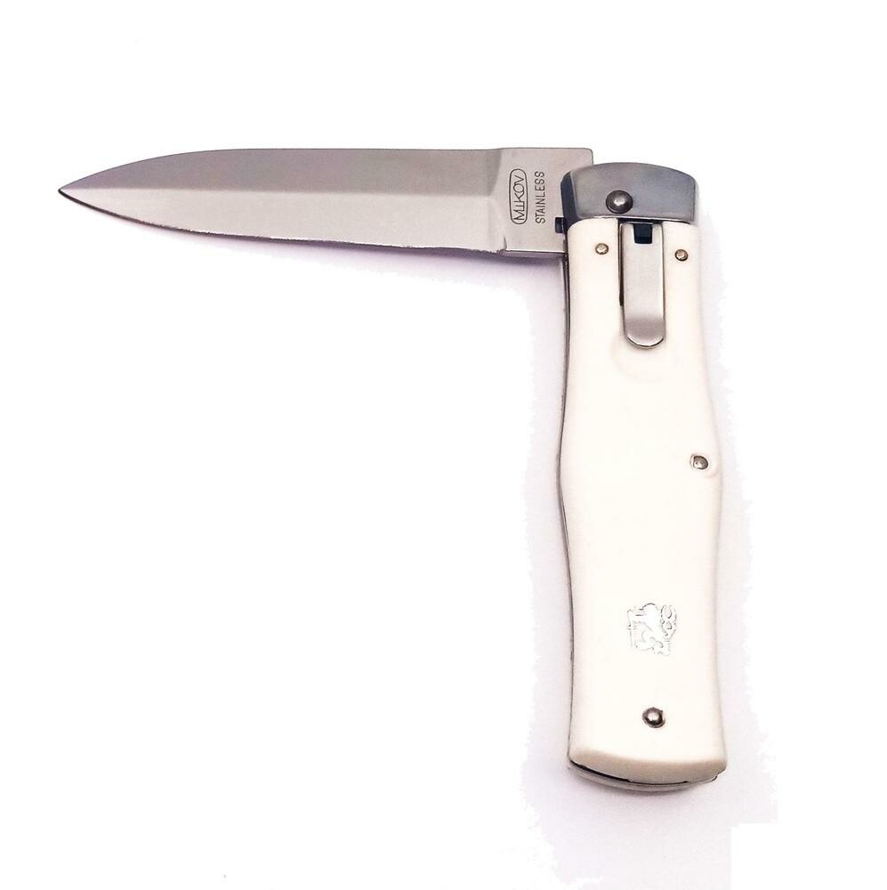 MIKOV Vyhazovací nůž Predátor klasik Bílý 241-NH-1/KP