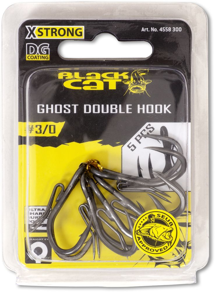 Black Cat Dvojháčky Ghost Double Hook 5ks 3/0