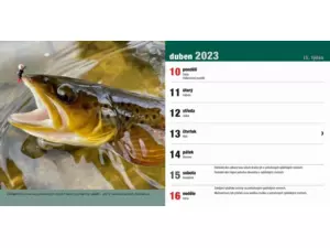 Stolní rybářský kalendář na rok 2023