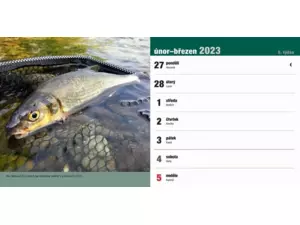 Stolní rybářský kalendář na rok 2023