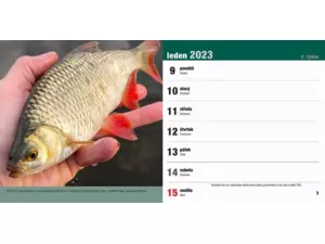 Stolní rybářský kalendář na rok 2023