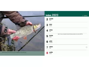 Stolní rybářský kalendář na rok 2023