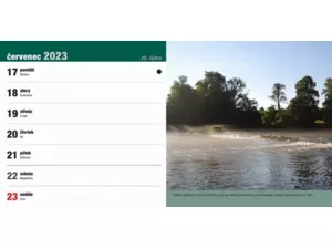 Stolní rybářský kalendář na rok 2023