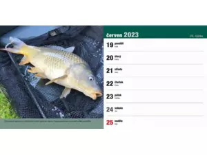 Stolní rybářský kalendář na rok 2023