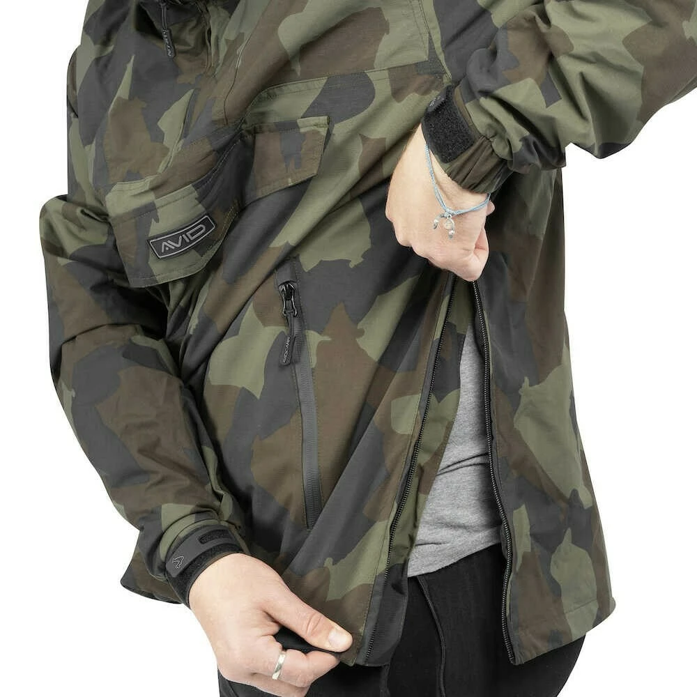 Avid Carp Bunda Ripstop Camo Pullover Jacket VÝPRODEJ