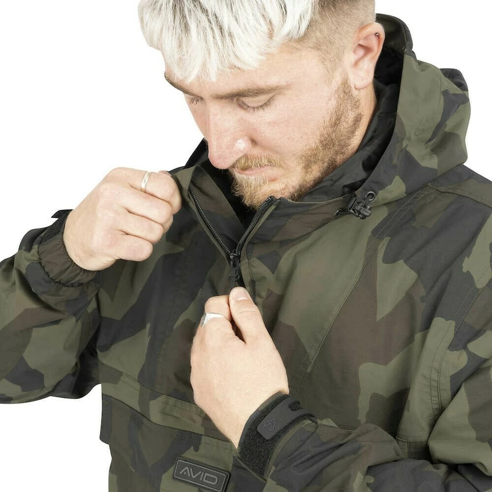 Avid Carp Bunda Ripstop Camo Pullover Jacket VÝPRODEJ