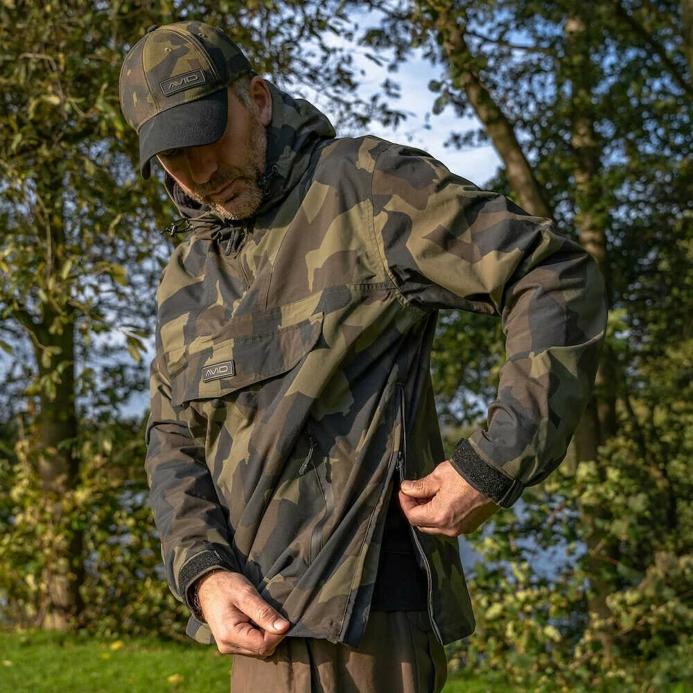 Avid Carp Bunda Ripstop Camo Pullover Jacket VÝPRODEJ