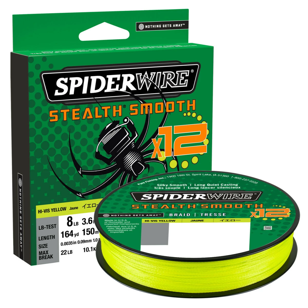 Šňůra SpiderWire Stealth Smooth12 VÝPRODEJ