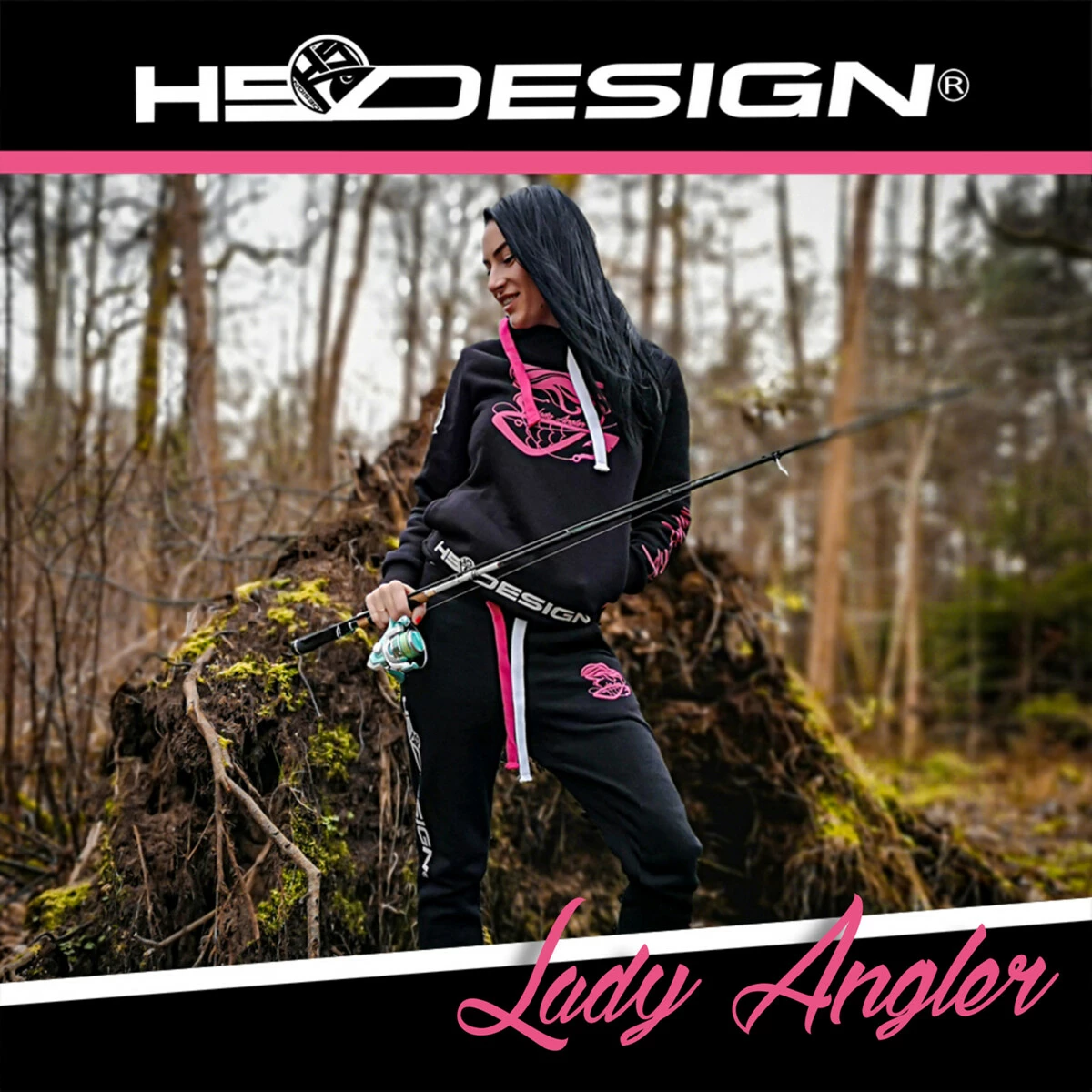 Hotspot Design Dlouhá dámská mikina LADY ANGLER vel.L VÝPRODEJ
