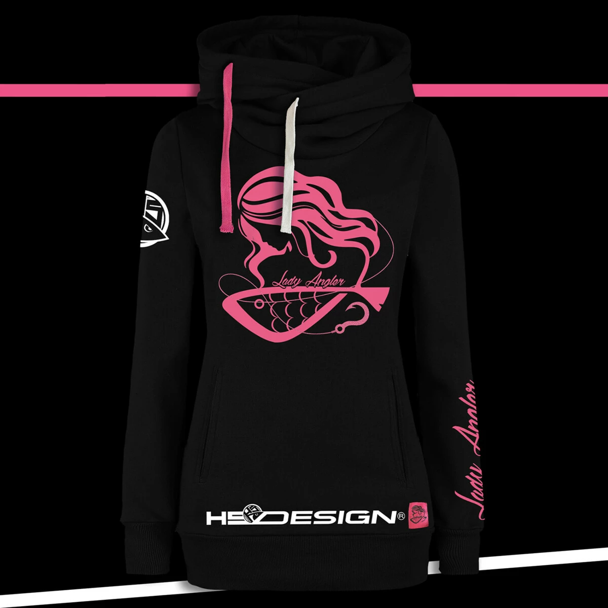 Hotspot Design Dlouhá dámská mikina LADY ANGLER vel.L VÝPRODEJ