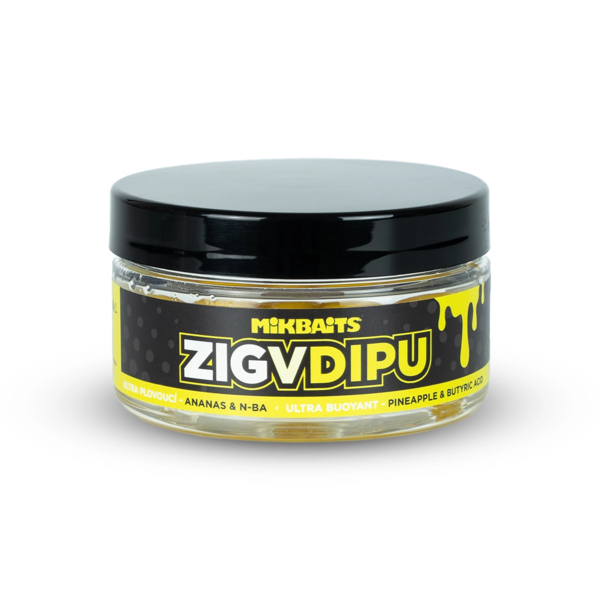 MIKBAITS Zig ultra plovoucí v dipu - Ananas N-BA 15mm