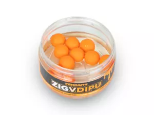 MIKBAITS Zig ultra plovoucí v dipu - Půlnoční pomeranč 15mm