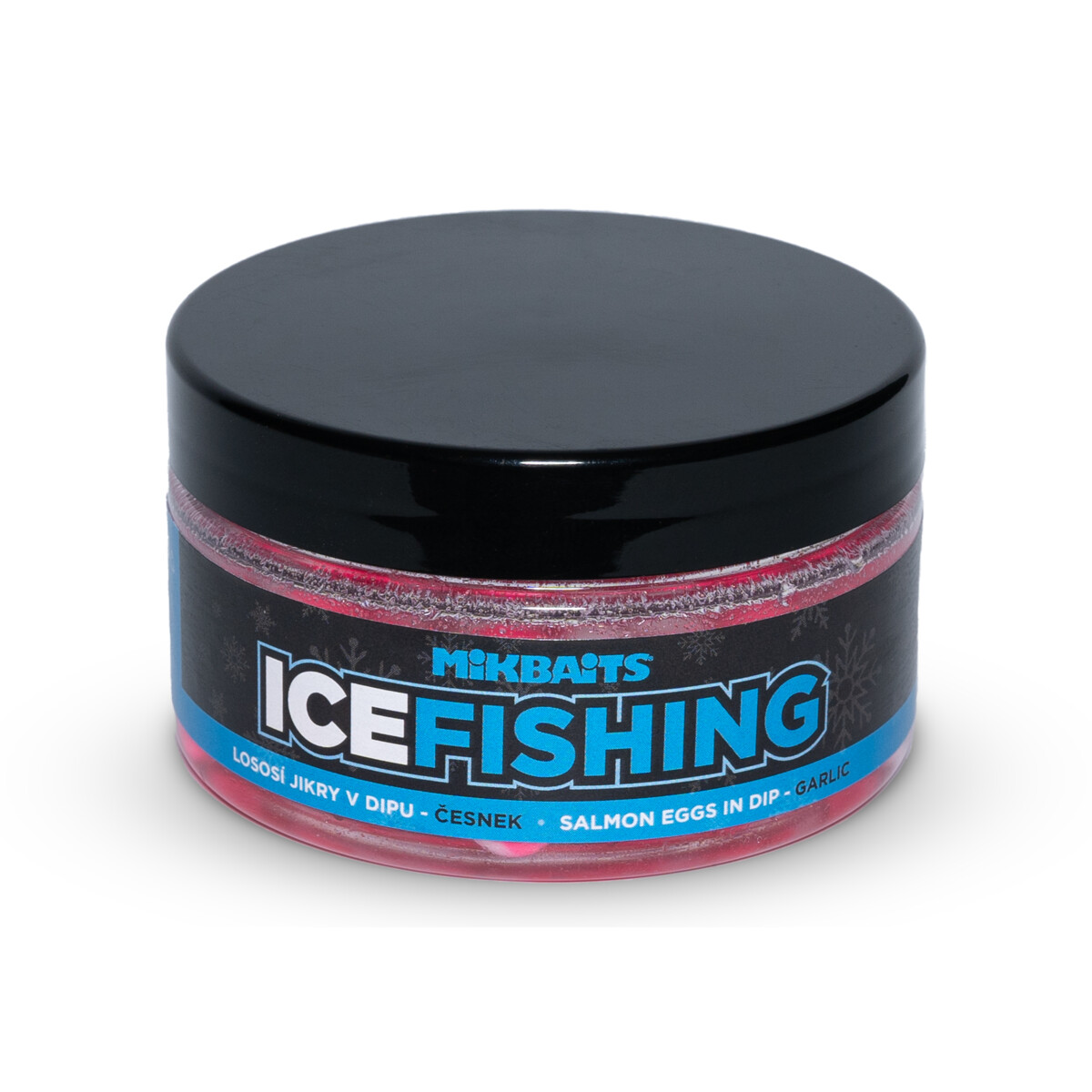 MIKBAITS ICE FISHING range - Lososí jikry v dipu Česnek 100ml