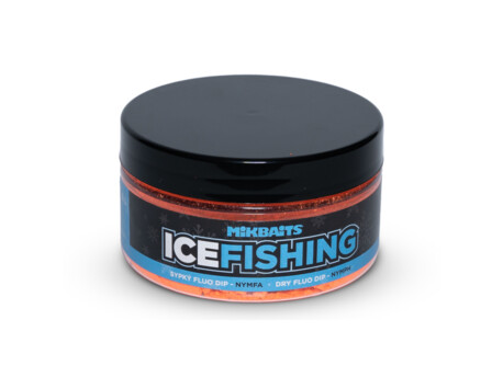 MIKBAITS ICE FISHING pstruh řada - Sypký fluo dip Nymfa 100ml