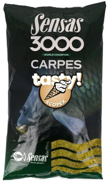 Sensas Krmítková směs 3000 Carp Tasty 1kg VÝPRODEJ
