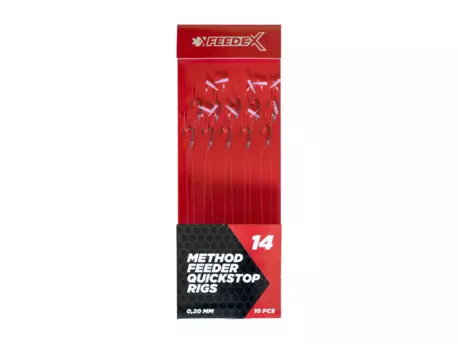 FEEDER EXPERT návazce - Návazce č.14 s nekonečnou zarážkou 10ks