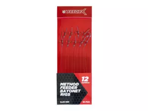 FEEDER EXPERT návazce - Návazce č.12 s bajonetem bez protihrotu 10ks